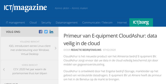 ICT Magazine over CloudAshur