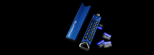 Hardware encrypted USB-stick met SD kaart - nieuw in ons assortiment!